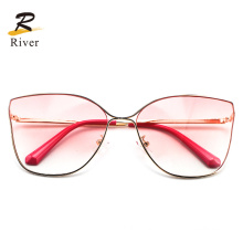 Butterfly Shaped Metal Frames Women Ready Sunglasses